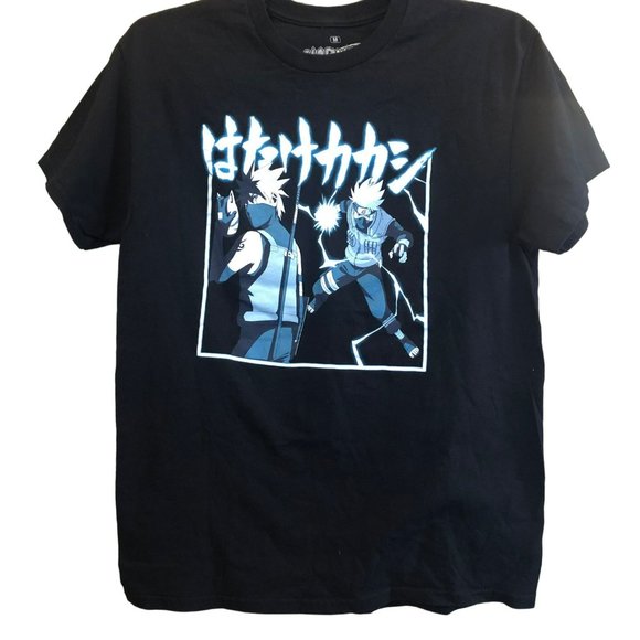 Y2K Naruto Shippuden Kakashi Hatake T-Shirt M Ripple Junction - Picture 1 of 6